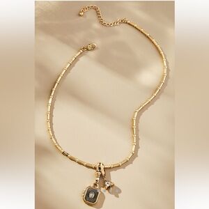 Anthropologie Mushroom Pendant Necklace